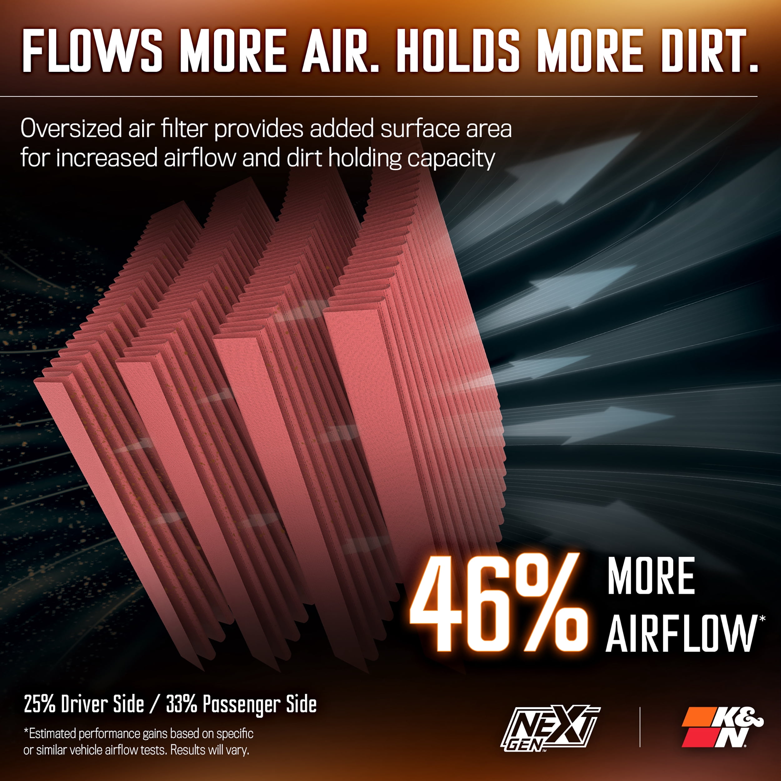 K&N Performance NextGen Cold Air Intake System: Easy Installation, Engineered to Maximize Airflow, Boost Horsepower & Torque, 50-2591