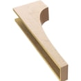 thumbnail image 6 of 6"W x 12"D x 36"H Thin Stockport Rough Cedar Woodgrain TimberThane Corbel, Primed Tan, 6 of 6