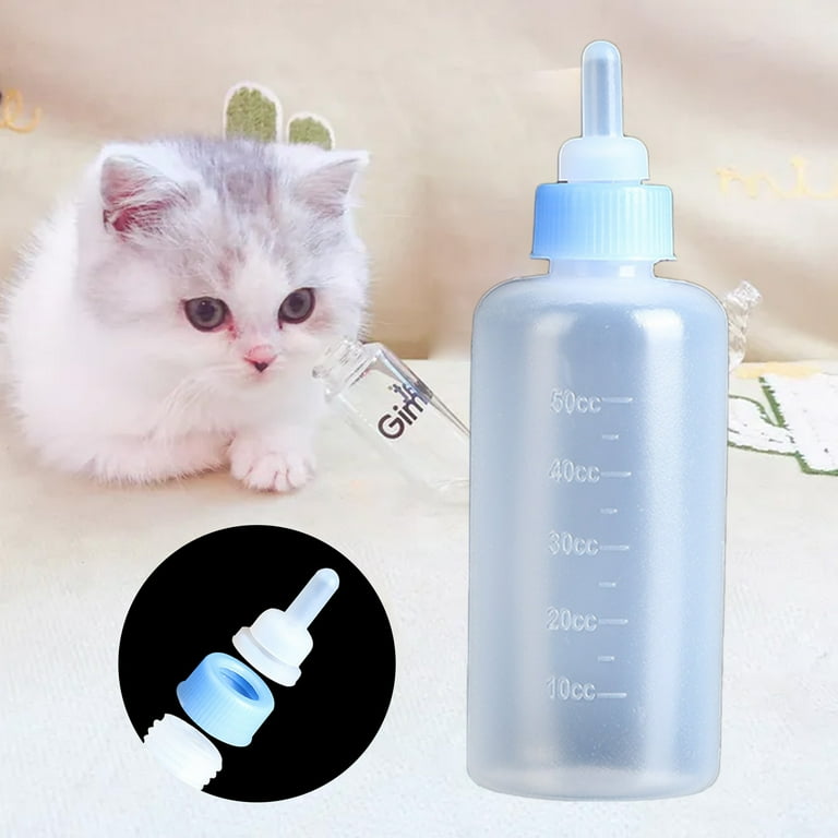 Shulemin 60ml Pet Milk Bottle Clear Scale Silicone Nipple Portable