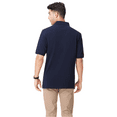 thumbnail image 3 of Zfeel Luxe Touch Polos for Men, 100% Cotton Short Sleeve Collared Polo Shirt, Sport Dark Navy, 4XL, 3 of 5