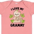 thumbnail image 4 of Inktastic Cute Sloth I Love My Grammy with Green Leaves Boys or Girls Baby Bodysuit, 4 of 5