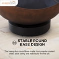 thumbnail image 4 of AmberCove 34 in. Montague Round Wood Firepit, 4 of 13