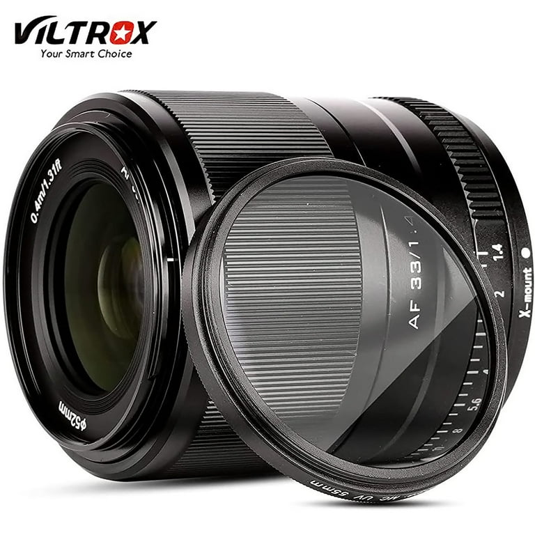 VILTROX 33mm F1.4 XF AF 33/1.4 STM Auto Focus Fixed Focus Lens for Fujifilm  FUJI X-mount X-T3 X-H1 X20 X-T30 X-T20 X-T10 Camera Black