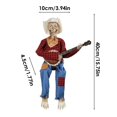 thumbnail image 4 of Banjo animado de Halloween Skeleton Shakven Funny Dueling, 4 of 9