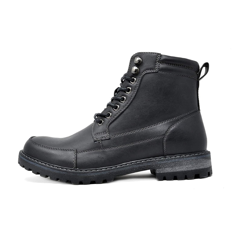 Bruno Marc Leather Ankle Boots Mens 12 Bruno Marc Men Military Motorcycle Combat Riding Ankle  main image 4