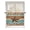 turquoise, variant on Sheer Curtains 108 Inches Long, Western Texas Star Retro Semi Sheer Curtains Light Filtering Window Treatment, Vintage Farmhouse Berry Brown Wood Privacy Voile Drapes for Living Room 52x108 Inch