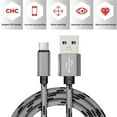 thumbnail image 4 of Methold Cable de carga Micro USB 3A (máx.) 1/2M tipo C Cable de datos de carga rápida Cable de carga tejido de nailon para Type9 NO9, 4 of 6