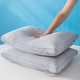 thumbnail image 4 of Fundas de almohada de microfibra cepillada para dormir. Almohadas de plumón suaves y mullidas. Funda tipo terciopelo. Colección hotelera. Tamaño estándar para quienes duermen de lado, boca arriba o bo, 4 of 8