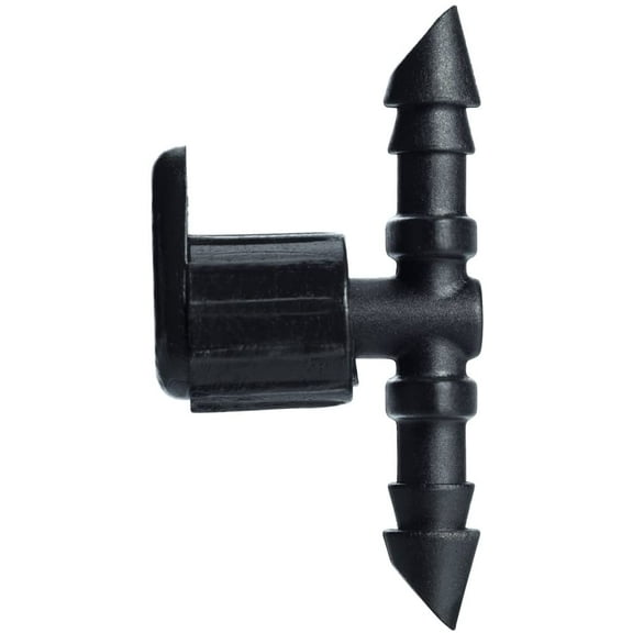 Orbit 3 Pack (6 Total Fittings) 1/4 Inch Barbed Drip Irrigation Tubing Shut-Off Valve - 2 Pack