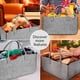 thumbnail image 5 of Bolsa de fieltro, bolsa para leña, cesto para leña, estante para periódicos de fieltro, cesto para periódicos, cesto de almacenamiento de alta calidad que se puede cargar con mucha madera, 5 of 6