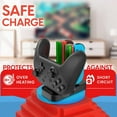 thumbnail image 4 of TALK WORKS Nintendo Switch Joycon & Pro Controller Charger Station 4-Remote Charging Dock, LED, 4 of 7