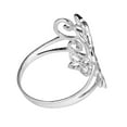 thumbnail image 6 of Swirling Jasmine Flower Garden Sterling Silver Ring-8, 6 of 7