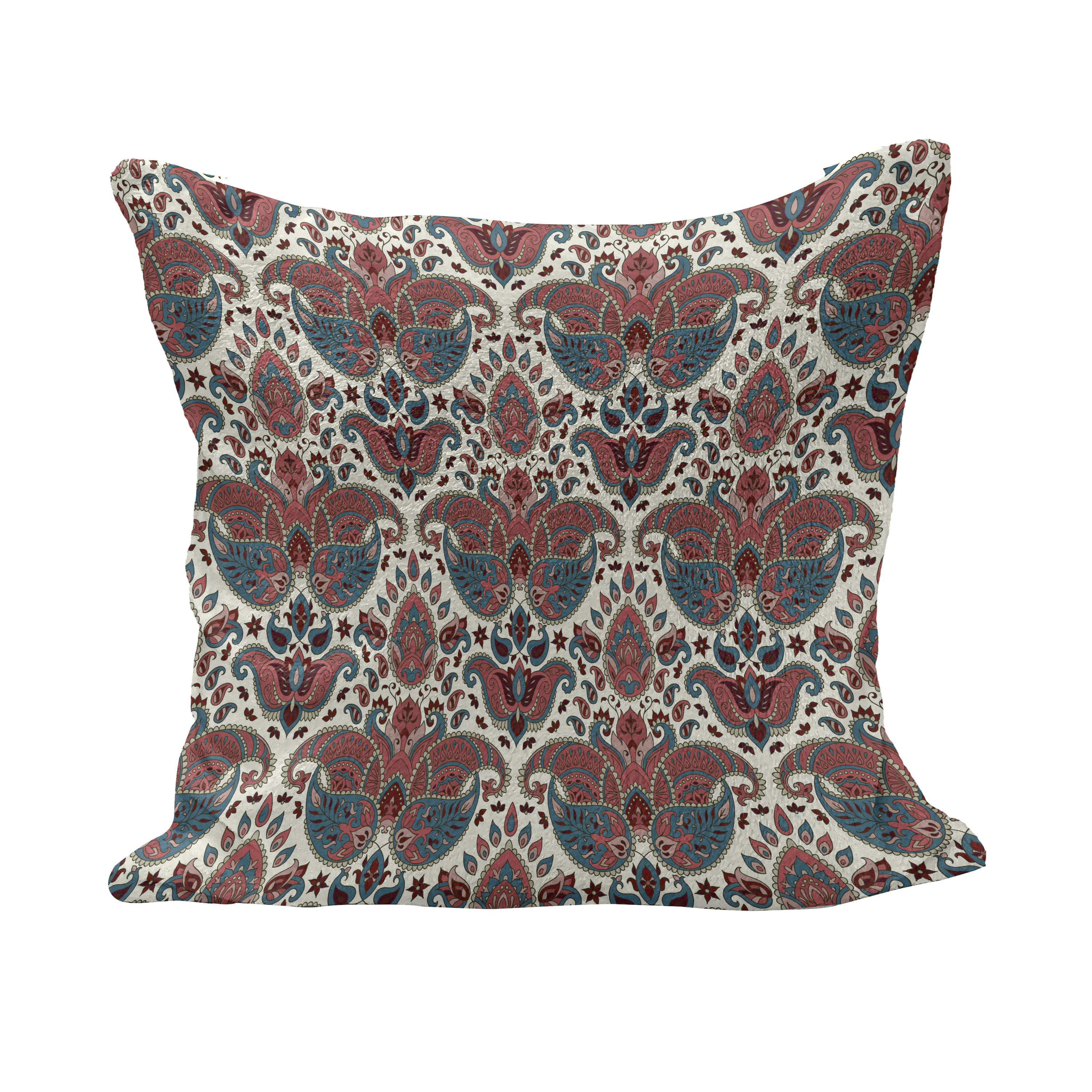 Throw Pillow Arabic Numerals Blue Crown Love Cushion Home Sofa Car Linen Cover 
