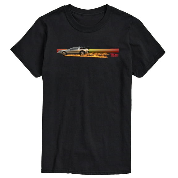 Back To The Future - Delorean - Men's Short Sleeve Graphic T-Shirt
