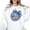 White Sweatshirt, variant on Blue Bow Disco Softball Sweatshirt for Player Fan Coach Game Day Girly Baseball Pullover Gray Sweatshirt Adult Small