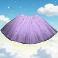 thumbnail image 2 of JFGHDG Holiday Tutu Tulle Skirt Short Ballet Skirt Dance Skirt 80s Costume for Women Christmas Tutu Purple Tutu Light Violet 1 a, 2 of 4