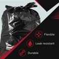 thumbnail image 3 of Large Black Heavy Duty Trash Bags with Extra Strength, 3 of 7