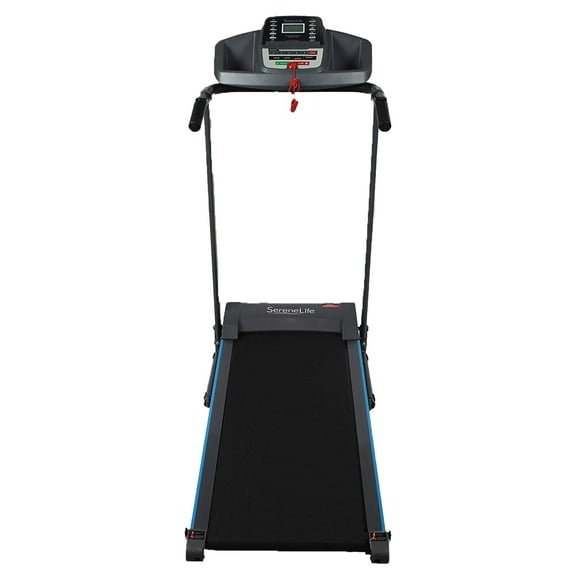 SereneLife Foldable Home Fitness Equipment with LCD for Walking & Running - Cardio Exercise Machine, Speed Range up to ‎6 mph