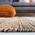 thumbnail image 4 of SAFAVIEH Natural Fiber Quincy Striped Runner Rug, Black/Natural, 2'3" x 8', 4 of 8