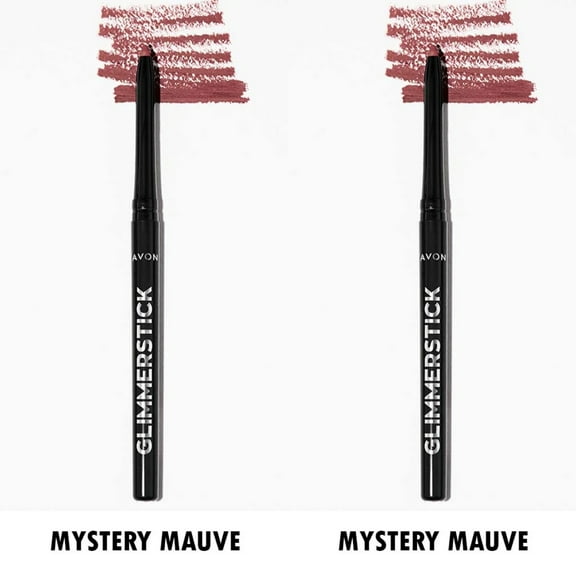 Avon Glimmersticks Retractable Lip Liner / MYSTERY MAUVE / SET OF 2