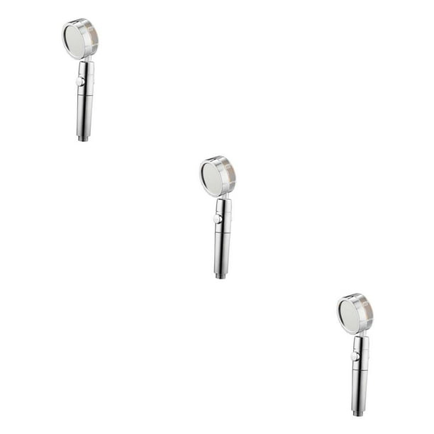 Ounissouiy Cabezal de ducha de chorro a presión, cabezal de ducha de alta presión para baño, una tecla para detener el agua, filtro de boquilla de SPA Type3 NO3 Ounissouiy CBP158040
