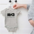 thumbnail image 5 of ABCD Lightning Bolt Lil Rocker Music Romper Boys or Girls Infant Baby Brisco Brands NB, 5 of 6