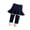 Navy, variant on Godderr Toddler Kids Girls Winter Skirted Leggings Warm Thick Cotton Tights Solid Fleece Lined Leggings with Ruffle Skirt for 1-7 Years Old