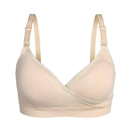 

Hazel Tech Nursing Bra Maternity Clothes for Pregnant Women Pregnancy Maternity Bra Breastfeeding Lactation Maternal Underwear Things Bras