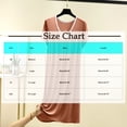thumbnail image 2 of HomeGardon Nightgowns for Women,Women's Sleepwear,Women's V Neck Solid Color with Chest Cushion Loose and Comfortable Plus Size Home Skirt,M-XXL, 2 of 7