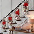 thumbnail image 3 of Guirlande Pré-Éclairée Sans Fil pour Escalier, Décoration de Noël avec Couronne Led, 3 of 3