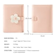 thumbnail image 5 of Cute wallet,Flower Trifold Wallet, small Pink wallets woman, 5 of 6