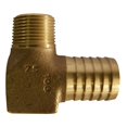 thumbnail image 1 of 1" x 3/4" Brass Hydrant Elbow, 1 of 1