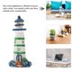 thumbnail image 3 of BRIGHTFUFU Escultura Faro De Resina Verde Estilo Mediterráneo Para De Hogar Y, 3 of 6