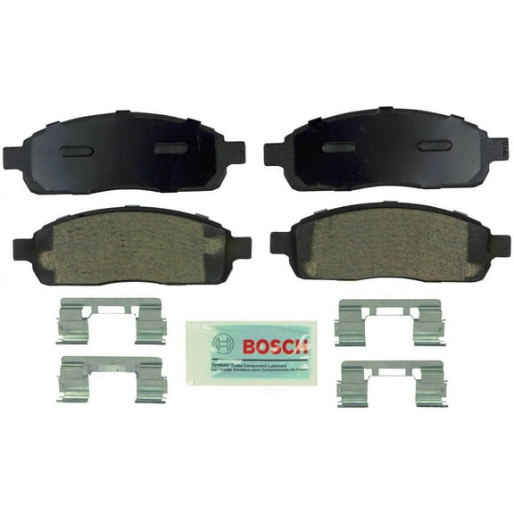 Bosch BE1011H Bosch Blue Semi-Metallic Brake Pads with Hardware