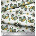 thumbnail image 3 of Soimoi Rayon Fabric Dot,Floral & Paisley Decor Fabric Printed Yard 56 Inch Wide, 3 of 3