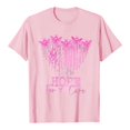thumbnail image 4 of YDLCAFD Womens Under Armour T Shirts Breast Cancer Shirts Women Breast Cancer Awareness T Shirts Cancer Ribbon Short Sleeve Graphic Tee Tops Running Shirts Women Cute Tank Tops for Women, 4 of 4