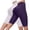 A2 Purple, variant on SAHFX 2Pack 3D Compression Leggings Shorts for Women Workout Shorts 3D Textured Yoga Shorts Knee Length Biker Shorts High Waisted Butt Liftings Slim Leggings Tummy Shaping Pants Lift & Smooth Shorts