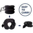 thumbnail image 4 of Wolfrail Adjustable Inflatable Cervical Neck Traction Device.Neck Support Brace.Instant Neck Pain Relief.Neck Stretcher Cervical Traction of Home use for Neck Care Equipment (Gray), 4 of 5