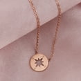 thumbnail image 2 of Fashion Rose Gold Necklace Jewelry Dainty Compass Pendant Necklace for Girfriend with Free Jewelry Gift Box, 2 of 3
