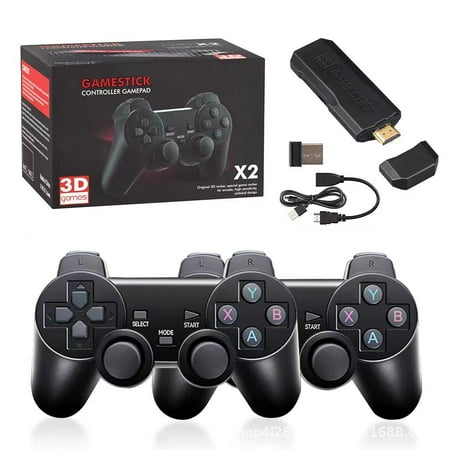 G11 Pro 4K Retro Game Box, Plug and Play Video Games with 2 Wireless Dual Controllers, Output, 6000+ Built-in Games (256GB)