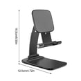 thumbnail image 4 of Cateissary Soporte plegable para teléfono de escritorio, soporte ajustable para de Metal por gravedad, soporte para teléfono inteligente para Teléfono y Comunicación Negro, 4 of 6
