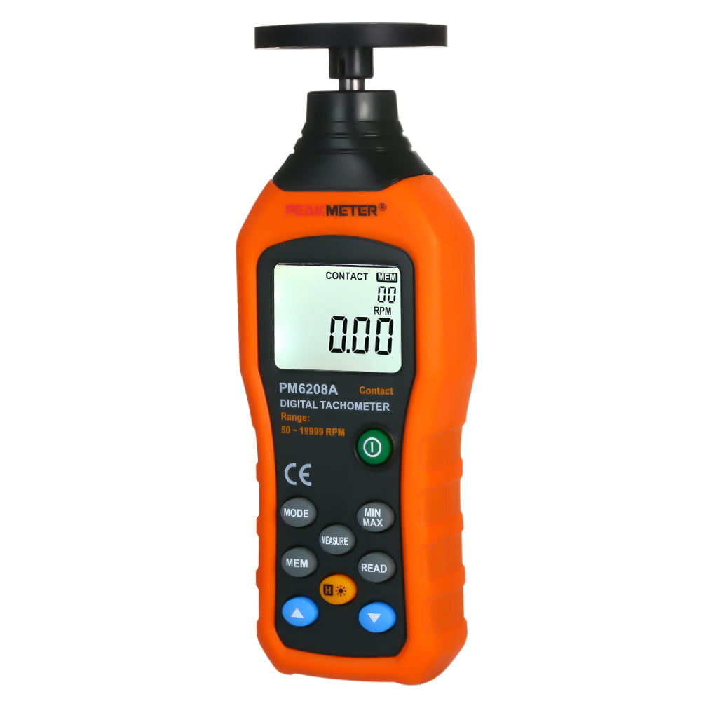 Digital Contact Tachometer Protmex MS6208A Contact Measurement Speed Tach Me... 