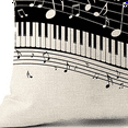 thumbnail image 2 of Music Note Throw Cushion Cover Throw Pillow Cover New-Living Series Decorative Throw Pillow Case Double S, 2 of 6