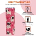 thumbnail image 6 of Pug Gifts - Dog Lovers Gifts for Women - Gifts for Dog Mom - Pug Insulated Tumbler - With Straw and Lid 20 OZ, 6 of 6