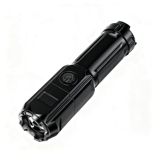 Rechargeable LED Flashlight 900000 Lumens Super Bright Adjustable Focus with USB Charging and IPX8 Waterproof Rating