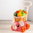 thumbnail image 1 of Carrito de supermercado Baoblaze Playset Comestibles 34 piezas rojo, 1 of 7