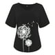 thumbnail image 4 of Elegante mujer con cuello en V estampado camiseta blusa Tops sudadera OAVQHLG3B Store  lin121212, 4 of 4
