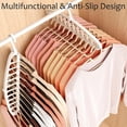 thumbnail image 5 of Multifunctional Foldable Clothes Hanger with 11-Hole, Multi-Functional Foldable Clothes Hanger Home, 360° Rotation Hooks, Space Saving, Wardrobe Organizer for Shirts Coats Pants, 5 of 8