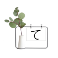 thumbnail image 1 of Japanese Hiragana Character TE Metal Picture Frame Cerac Vase Decor, 1 of 3