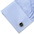 thumbnail image 3 of Best Dad Black Stainless Steel Cufflinks, 3 of 6
